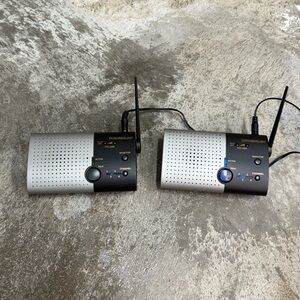 Chamberlain NLS1 Wireless Portable Intercom Units Set of 2 Tested Working